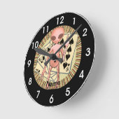 Ronde Horloge de poker Alien (Angle)
