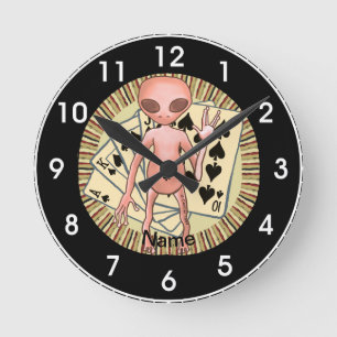 Ronde Horloge de poker Alien
