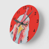 Ronde Horloge de poulet (Angle)