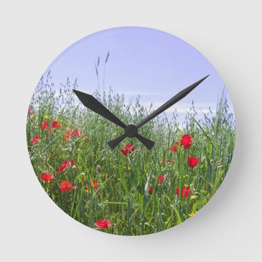 Ronde Horloge de pré de pavot (Recto)