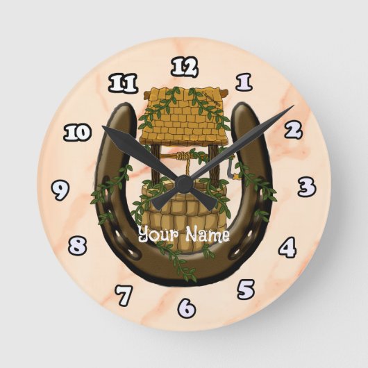 Ronde Horloge de puits d'hameçonnage (Recto)