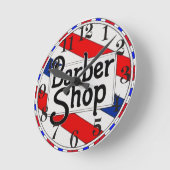 Ronde Horloge de raseur-coiffeur (Angle)