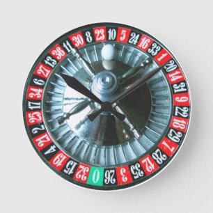 Ronde Horloge de roue de roulette