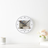 Ronde Horloge de salle de bains de nounours (Maison)