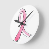 Ronde horloge de sensibilisation au cancer du sein (Angle)