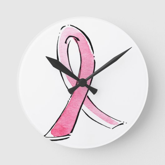 Ronde horloge de sensibilisation au cancer du sein (Recto)