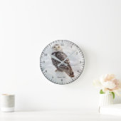 Ronde Horloge de Snowy Owl (Maison)