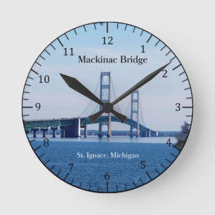 Ronde Horloge de St Ignace de pont de Mackinac