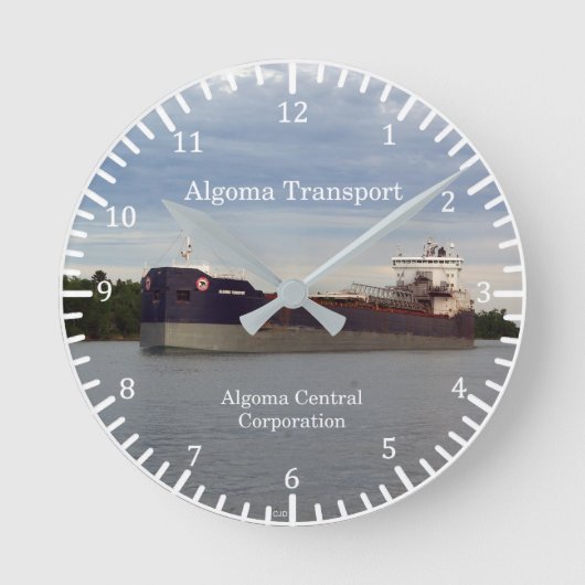 Ronde Horloge de transport Algoma (Recto)