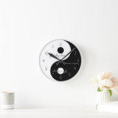 Ronde Horloge de Ying et de yang (Maison)