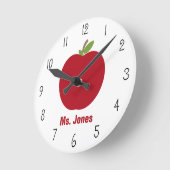 Ronde Horloge des enseignants de Red Apple (Angle)