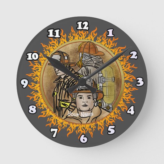 Ronde Horloge des Frères pompiers (Recto)