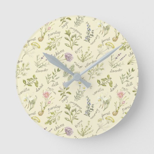 Ronde Horloge des herbes et des épices (Recto)