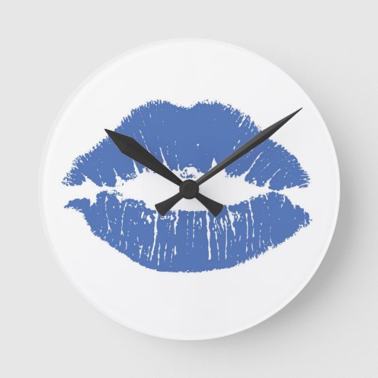 Ronde Horloge des lèvres bleues (Recto)