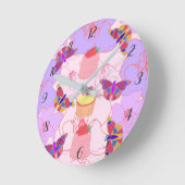 Ronde Horloge des papillons sociaux (Angle)