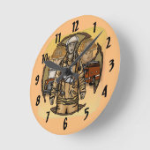 Ronde Horloge des pompiers tellement prêts (Angle)