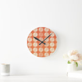 Ronde Horloge d'impression citrouille (Maison)