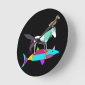 Ronde Horloge Dodisharkicorn (Angle)