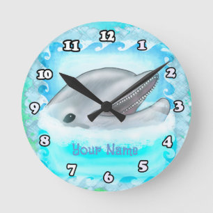 Ronde horloge Dolphin Play