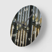 Ronde Horloge d'orgue avec chiffres romains (Angle)