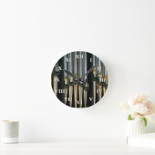 Ronde Horloge d'orgue avec chiffres romains (Maison)