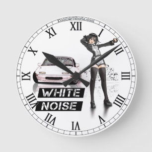 Ronde Horloge du bruit blanc MX5 Miata