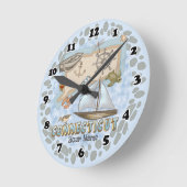 Ronde horloge du Connecticut (Angle)