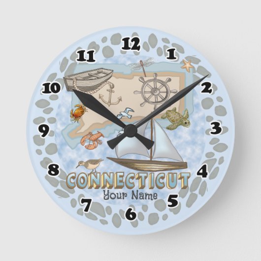 Ronde horloge du Connecticut (Recto)