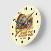 Ronde Horloge du Dakota du Nord (Angle)