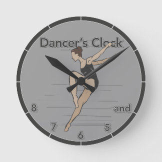 Ronde Horloge du danseur tiré à la main