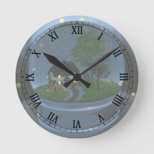 Ronde Horloge du globe de luciole