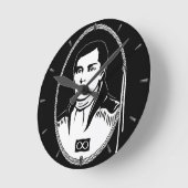 Ronde Horloge du héros métis Chef des Métis Cuthbert Gra (Angle)