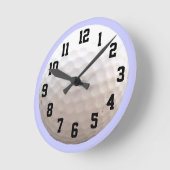 Ronde Horloge du mur de balle de golf (Angle)