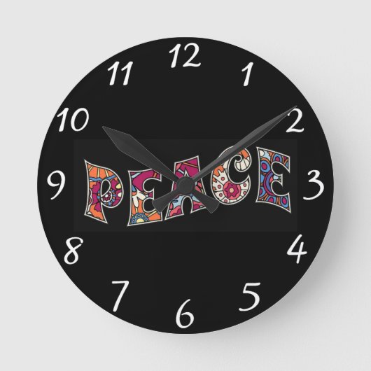 Ronde Horloge du mur de paix (Recto)