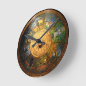 RONDE HORLOGE DU MUR DES SAISONS PAGAN (Angle)