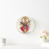 RONDE HORLOGE DU MUR GODDESS LAKSHMI (Maison)
