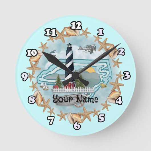 Ronde Horloge du phare de Caroline du Nord (Recto)