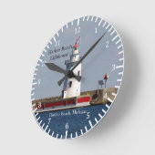 Ronde Horloge du phare de Harbor Beach (Angle)