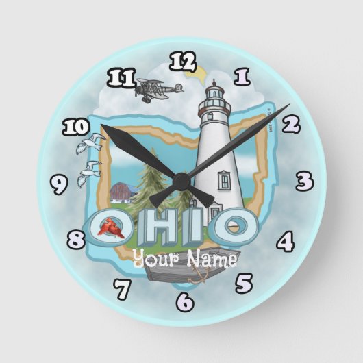 Ronde Horloge du phare de l'Ohio (Recto)