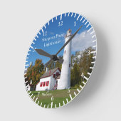 Ronde horloge du phare de Sturgeon Point (Angle)