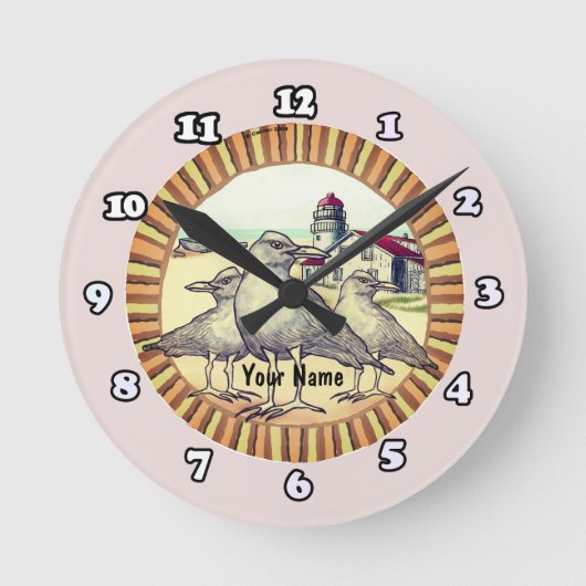 Ronde Horloge du phare des mouettes (Recto)