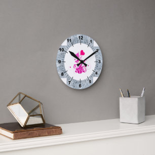 Ronde Horloge du plante du coeur