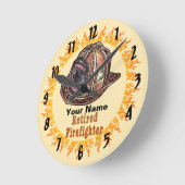 Ronde Horloge du pompier à la retraite (Angle)
