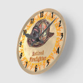 Ronde Horloge du pompier à la retraite (Angle)