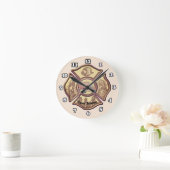 Ronde Horloge du pompier Maltese Cross (Maison)