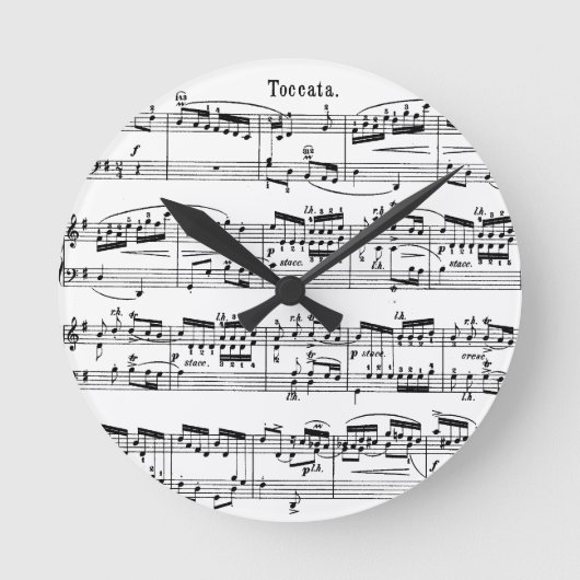 Ronde Horloge du score de musique (Recto)