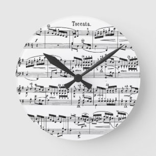 Ronde Horloge du score de musique