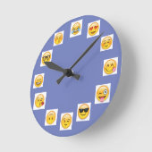 Ronde horloge émoji (Angle)