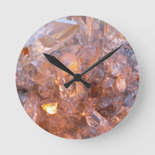 Ronde Horloge en cristal de quartz