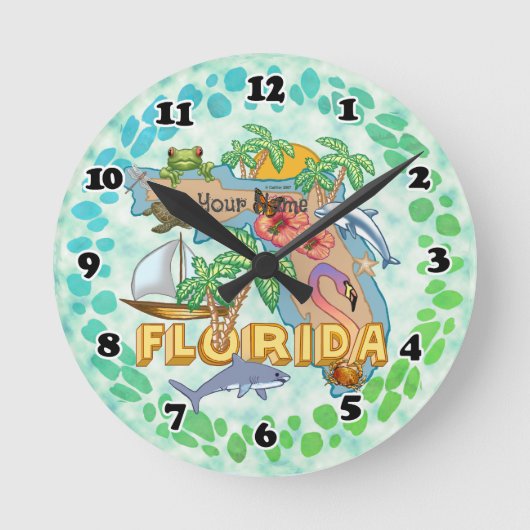Ronde Horloge en Floride (Recto)